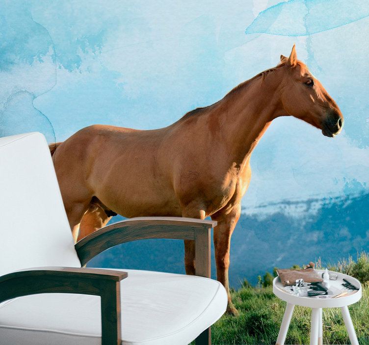 Majestic Horse Presence wall mural animals - TenStickers