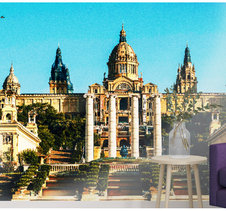 National Catalan Museum wall mural barcelona - TenStickers
