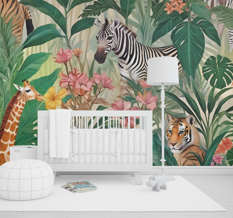 Nature explosion other wall mural animals - TenStickers