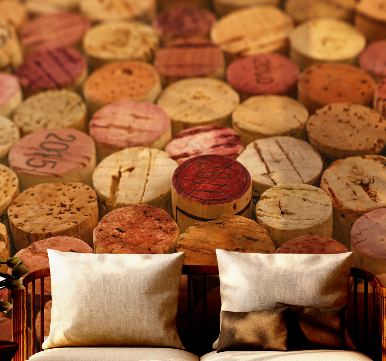 Other wall mural pattern cork collection designs - TenStickers