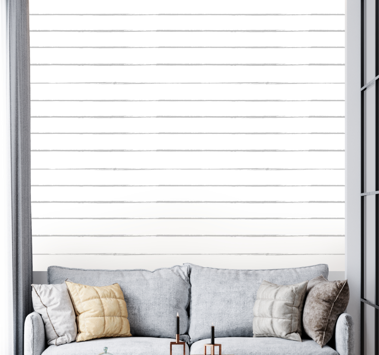 Other wall mural pattern horizontal line design - TenStickers
