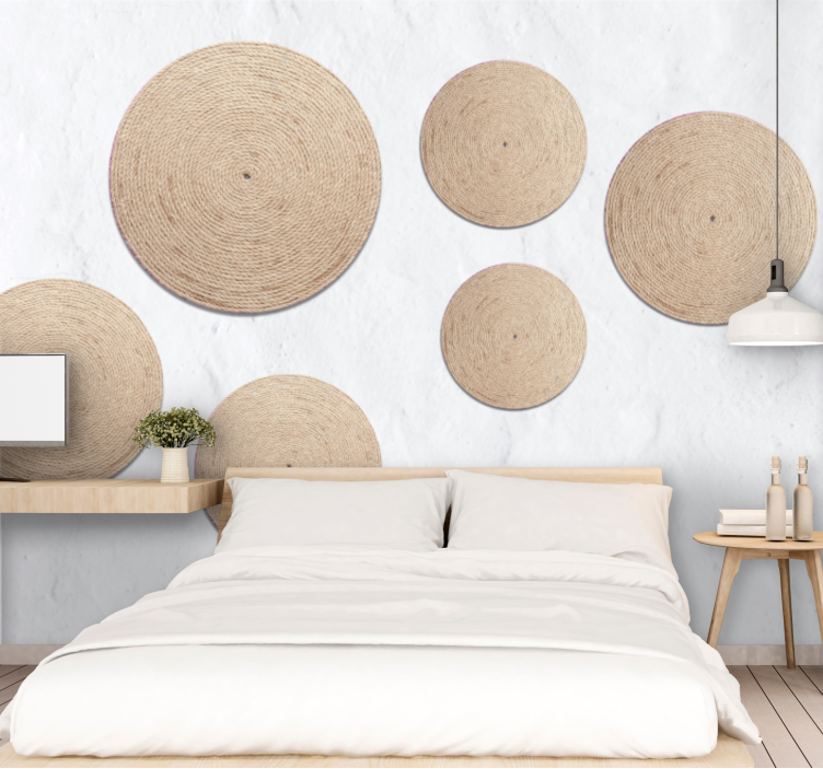 Other wall mural pattern natural circle designs - TenStickers