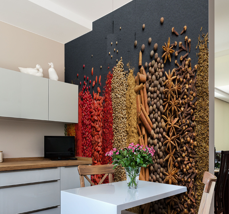 Other wall mural pattern spice arrangement design - TenStickers