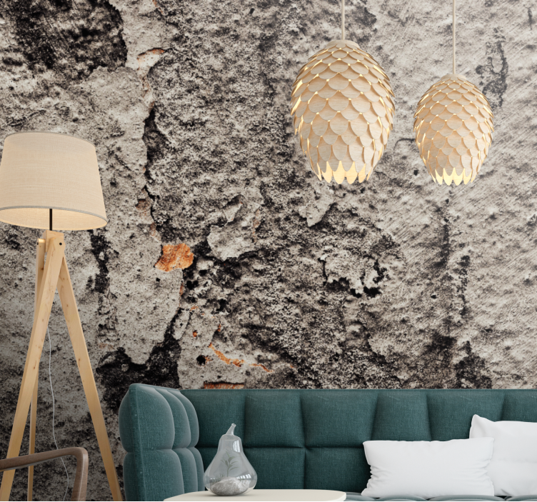 Other wall mural pattern textured concrete design - TenStickers