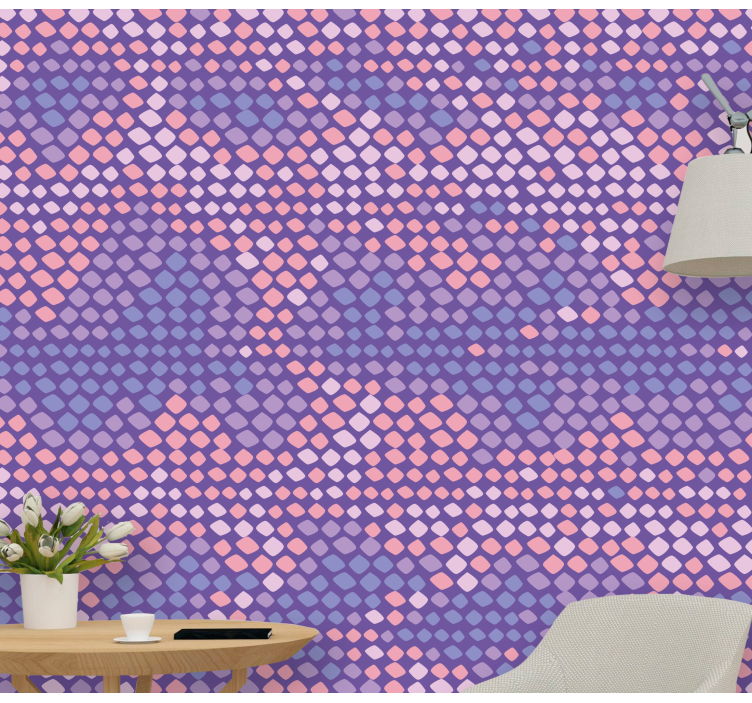 Other wall mural pattern textured gem design - TenStickers