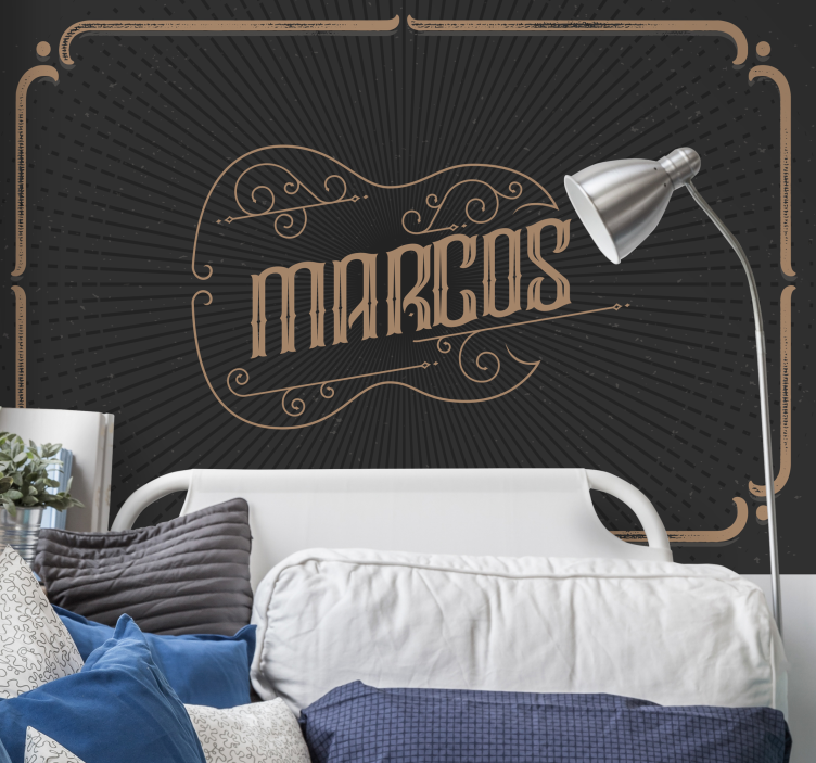 Personalised elegant design murals for teenage bedrooms - TenStickers
