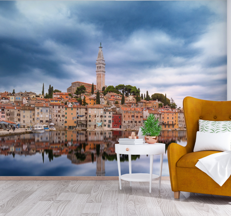 Rovinj Skyline wall mural - TenStickers