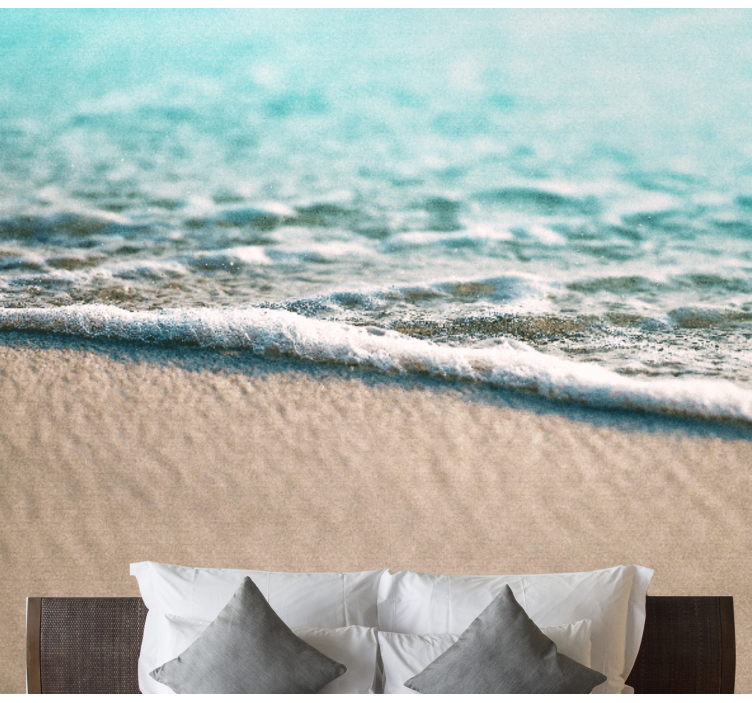 Sea wall mural gentle water waves - TenStickers