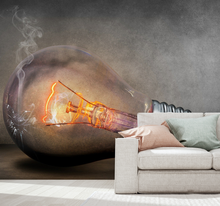 Shattered Illumination 3d mural wallpaper - TenStickers