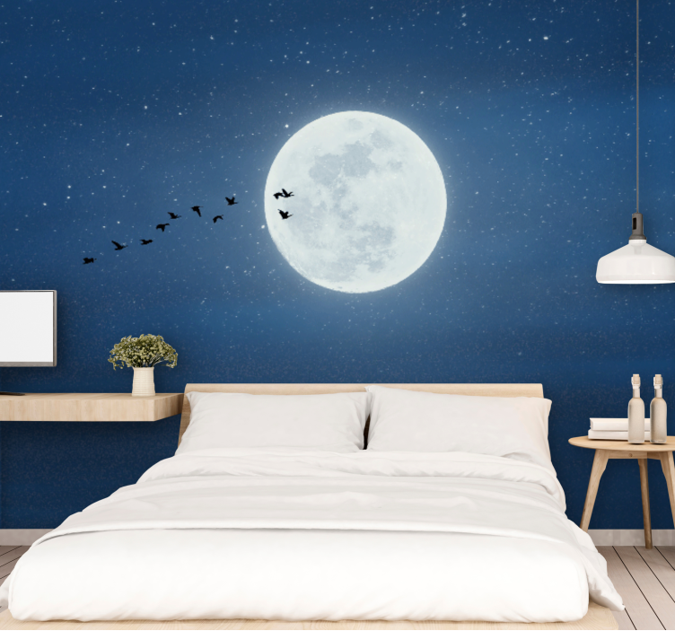 Sky mural wallpaper mysterious night sky - TenStickers