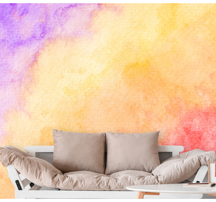 Soft Gradient Hues abstract mural wallpaper - TenStickers