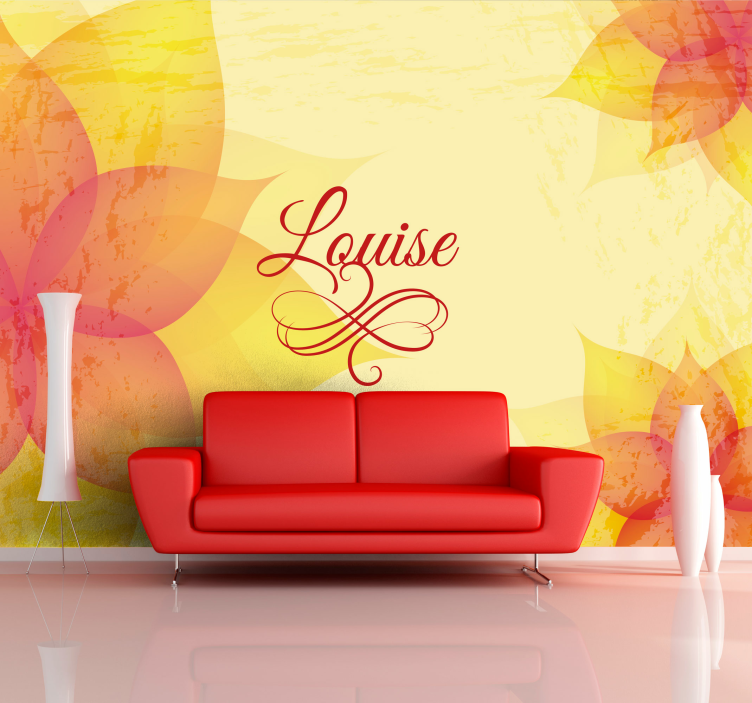 Sophisticated Botanical Arrangement flowers wall mural - TenStickers