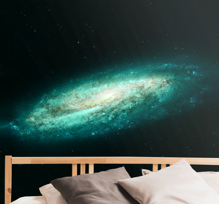 Space wall mural galactic spiral design - TenStickers