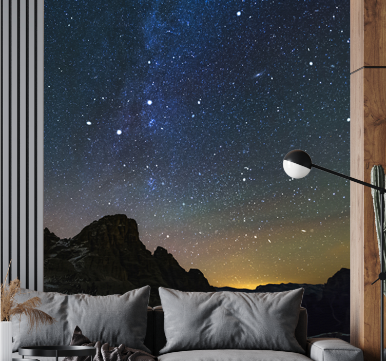 Space wall mural night sky marvels - TenStickers