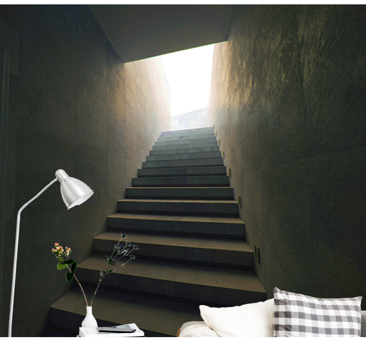 Stairway to Light landscape wall mural - TenStickers