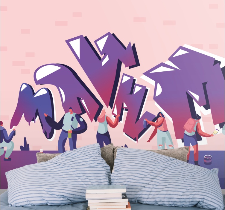 Urban art wall mural creative urban expression art - TenStickers