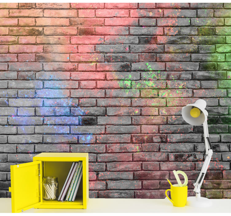 Urban color splash urban art wall mural - TenStickers