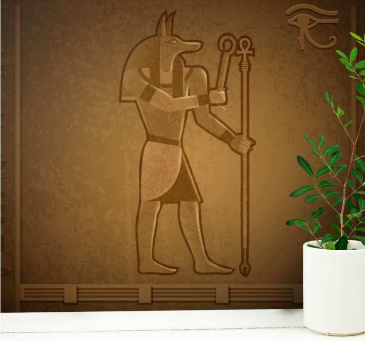 Wall mural animals ancient egyptian god - TenStickers