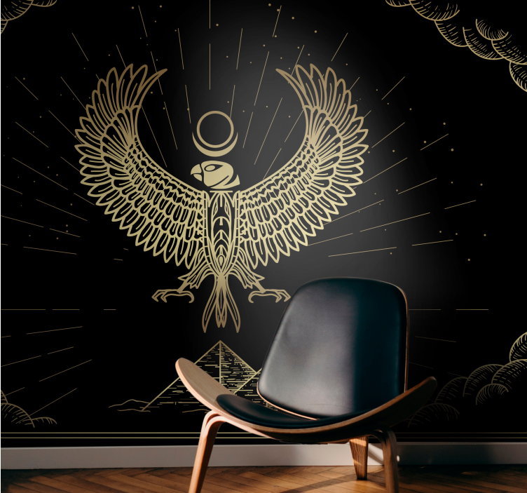 Wall mural animals eagle emblem design - TenStickers