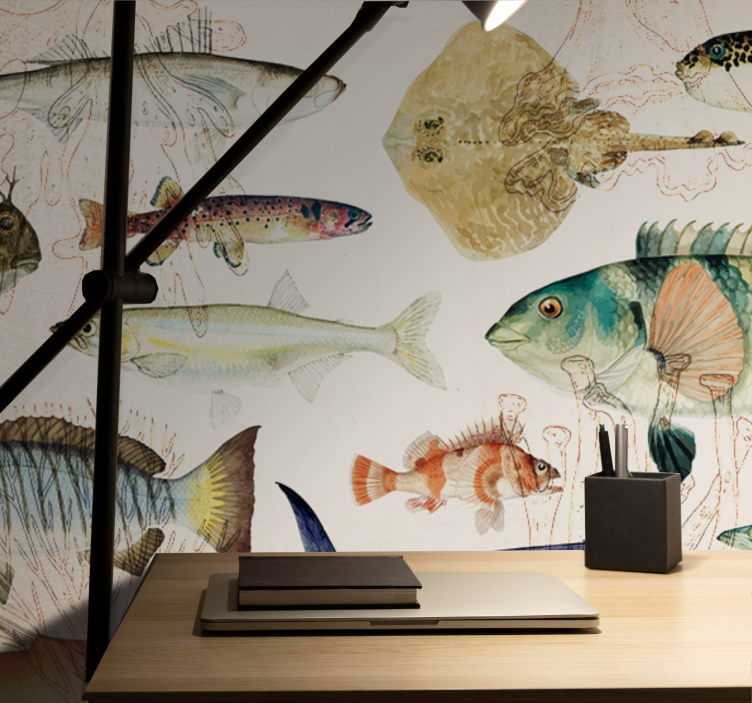 Wall mural animals marine life collection - TenStickers