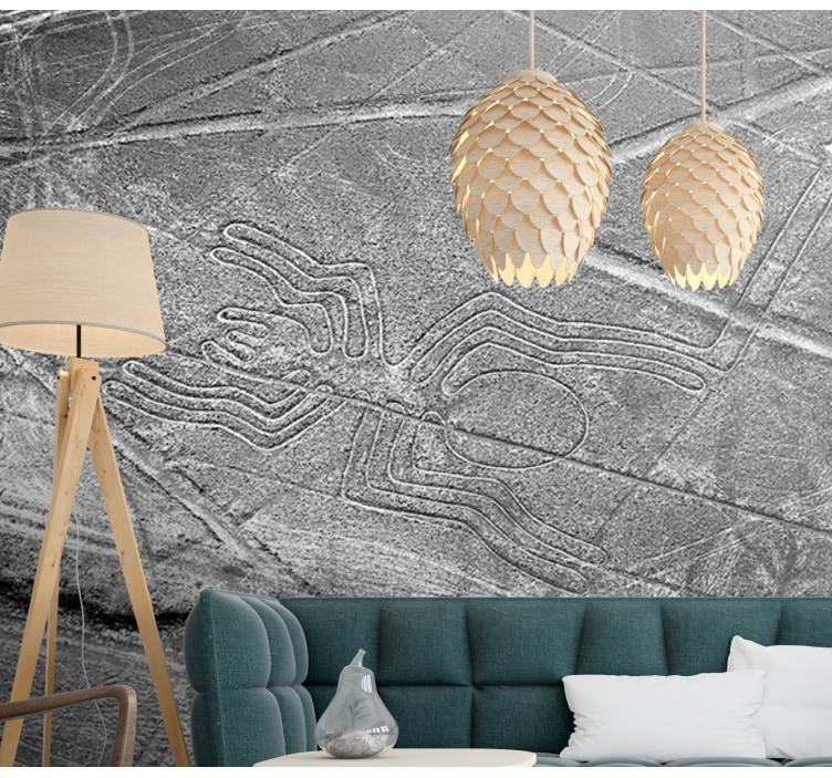 Wall mural animals nazca spider geoglyph - TenStickers