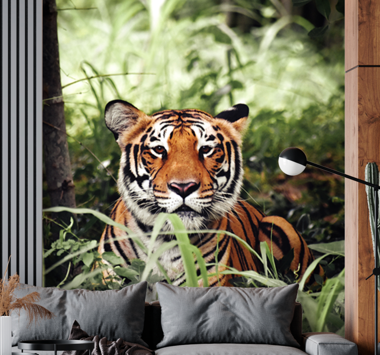 Wall mural animals regal tiger experience - TenStickers