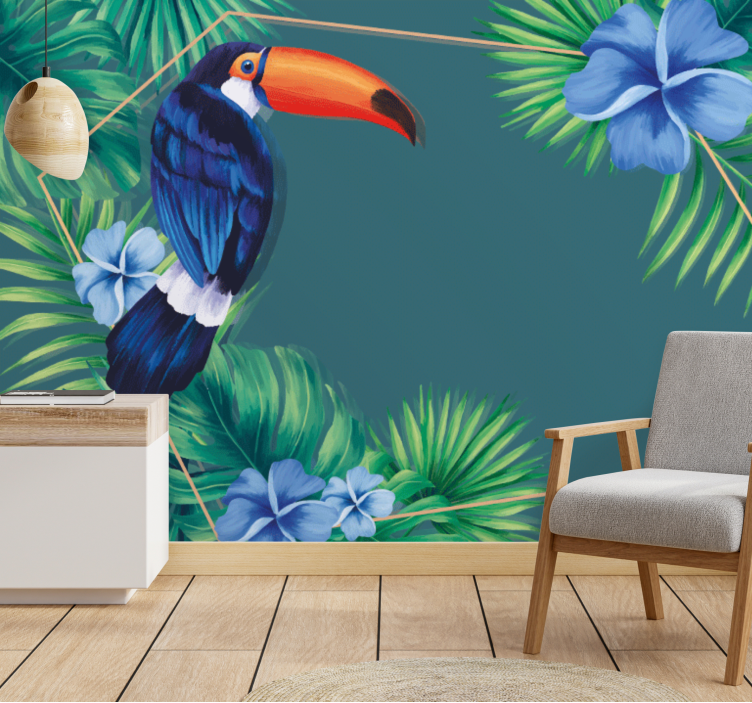 Wall mural animals tropical toucan bird - TenStickers