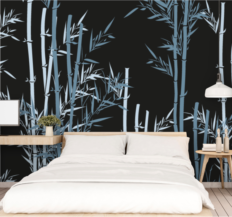 Wall mural bamboo forest design - TenStickers