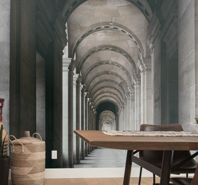 Wall mural city architectural arches view - TenStickers