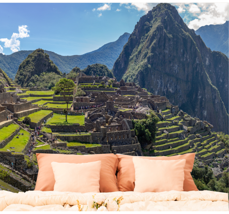 Wall mural city machu picchu heritage - TenStickers