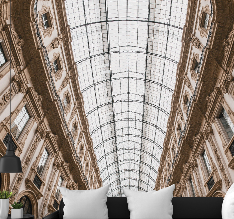 Wall mural city milan architectural wonder - TenStickers