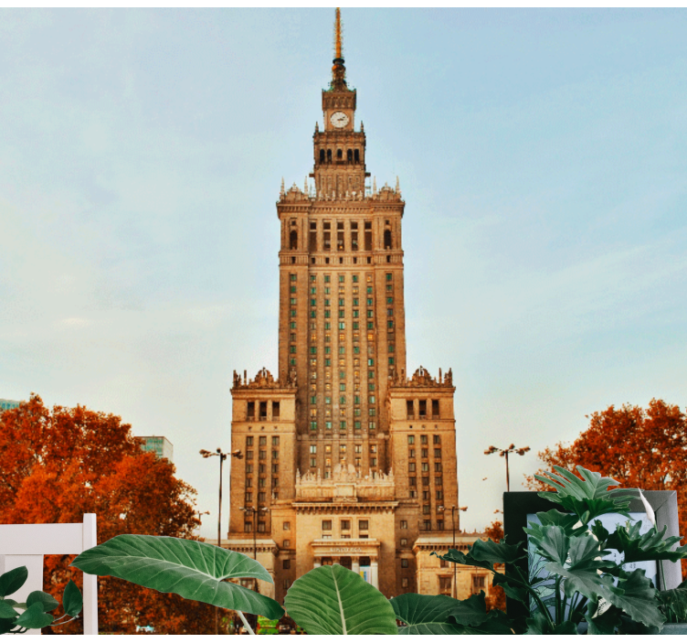 Wall mural city palace of culture - TenStickers