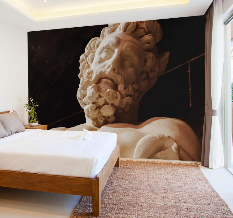 Wall mural classic art sculpture detail - TenStickers