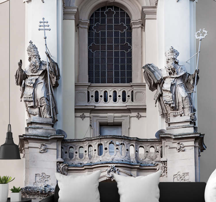 Wall mural classic art statues of kings - TenStickers