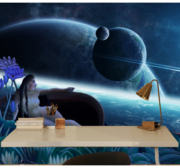Wall mural fantasy celestial dreamscape - TenStickers