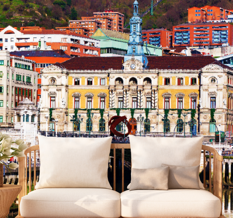 Wall mural madrid historic bilbao architecture - TenStickers