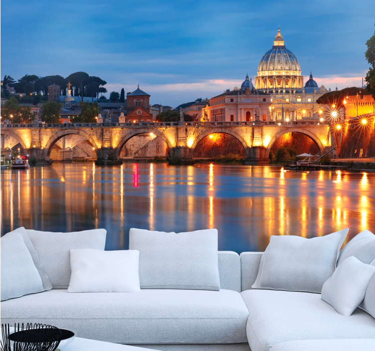 Wall mural madrid st. peter's basilica at twilight - TenStickers