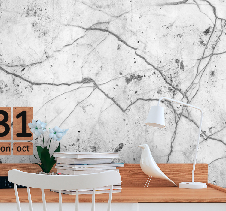 Wall mural pattern elegant marble design - TenStickers
