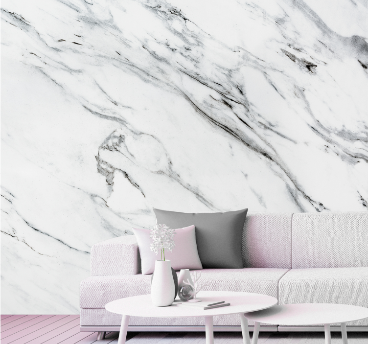 Wall mural pattern elegant marble surface - TenStickers