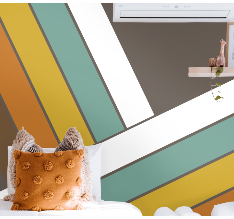 Wall mural pattern geometric line designs - TenStickers
