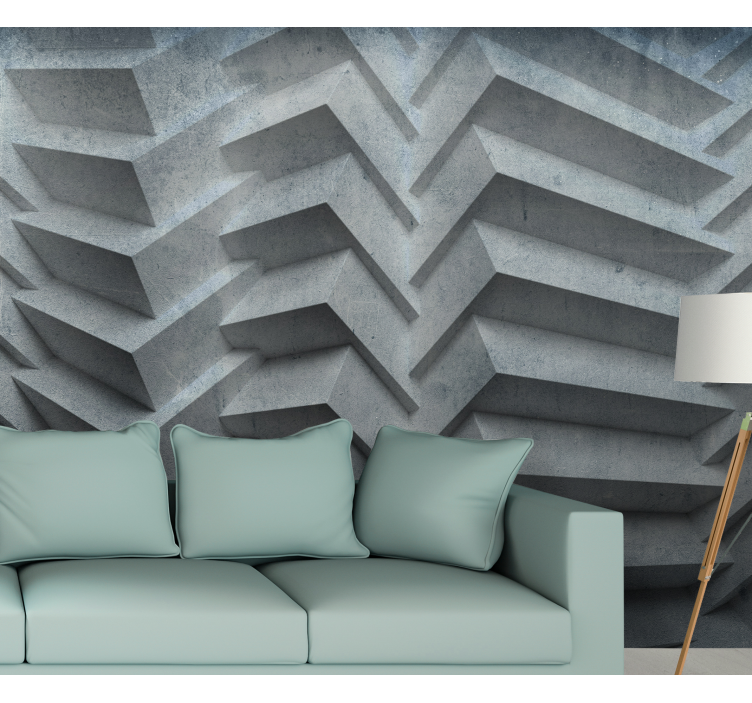 Wall mural pattern geometric surface designs - TenStickers
