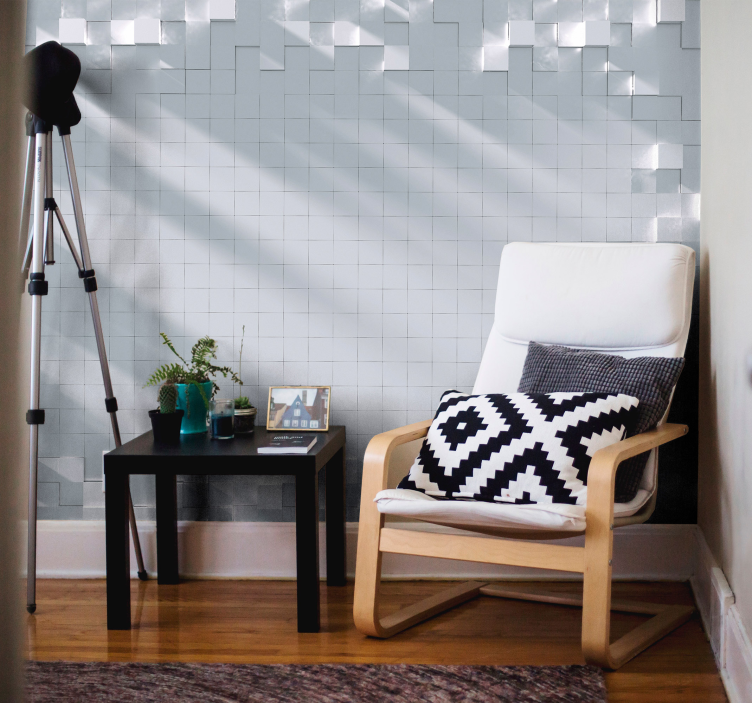Wall mural pattern geometric tile design - TenStickers