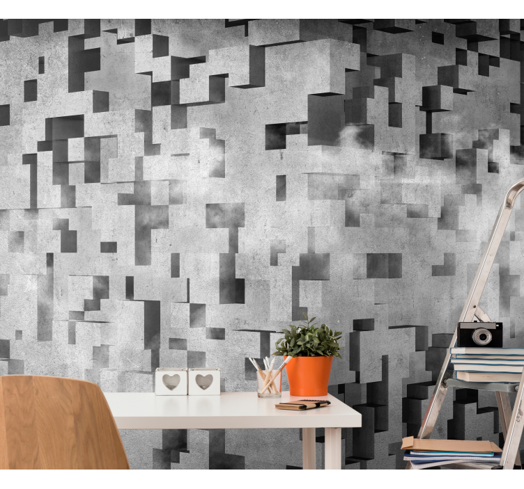Wall mural pattern modern geometric design - TenStickers