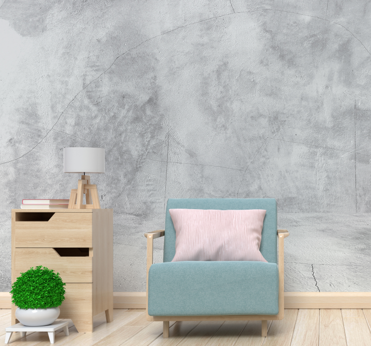 Wall mural pattern subtle concrete design - TenStickers