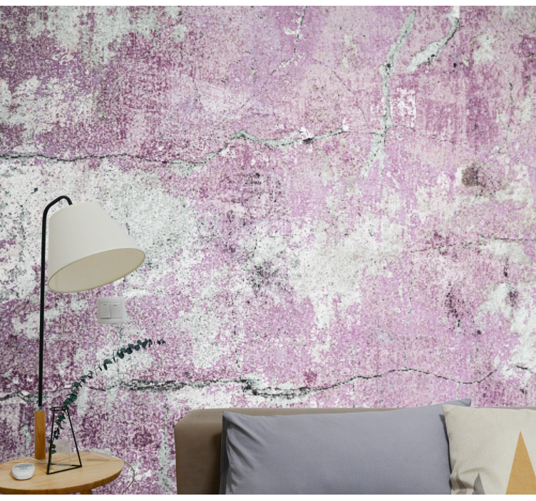 Wall mural pattern textured pink surface - TenStickers