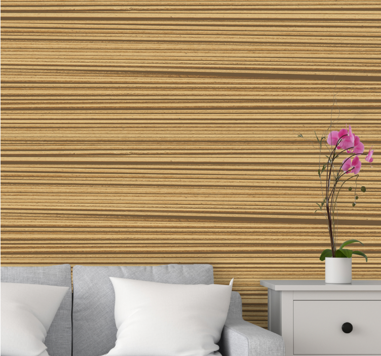 Wall mural wood natural wood grain texture - TenStickers