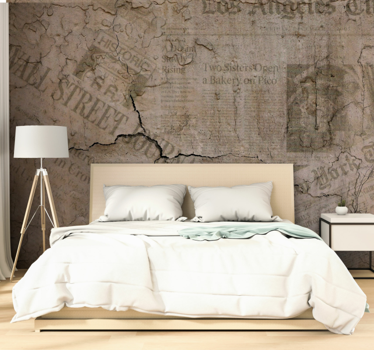 Weathered old texture other wall mural pattern - TenStickers