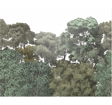 Elegant rainforest motif murals for teenage bedrooms - TenStickers