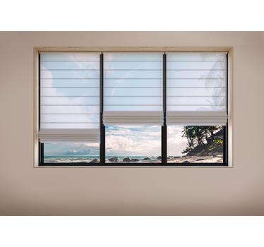 3D Effect Beach Mural Wallpaper - TenStickers