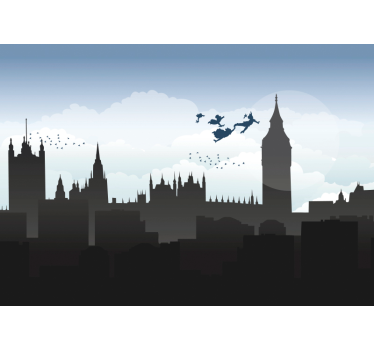 Kid's London City wall mural - TenStickers